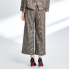 EITIE爱特爱女装秋新品时尚减龄格纹英伦风显瘦阔腿裤长裤5805517 商品缩略图2