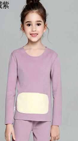 竹纤维儿童德绒蚕丝保暖衣0836 商品图3