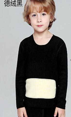 竹纤维儿童德绒蚕丝保暖衣0836 商品图2