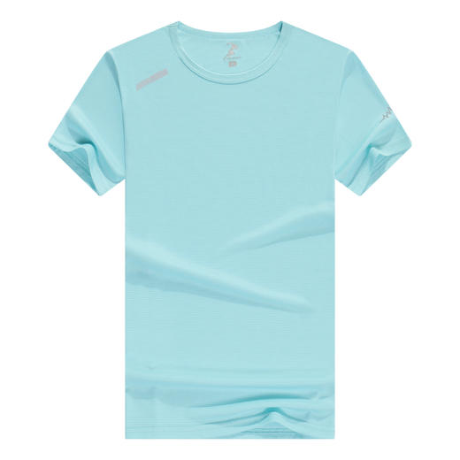 新款【MJW036#跑步速干T恤】 小方格冰瓷插肩速干圆领10色可选 商品图5