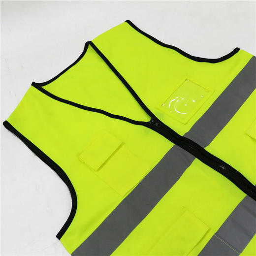 【007加厚四口袋反光衣】加厚多袋拉链反光衣Reflective Vest 商品图6
