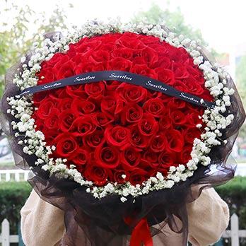 温州99朵红玫瑰花束礼盒鲜花速递同城鹿城龙湾瓯海瑞安乐清送花店