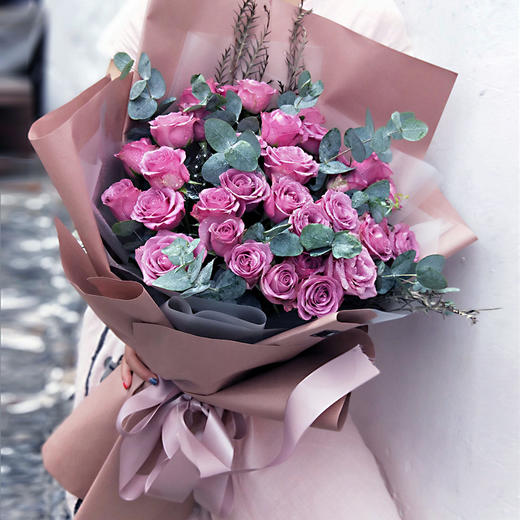 99朵红粉白玫瑰混搭生日求婚表白花束杭州上海合肥苏州同城速递店