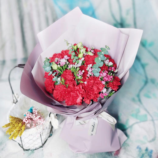 礼盒北京同城速递全国长辈妈妈生日母亲节玫瑰花篮 - 鲜花店送花上门