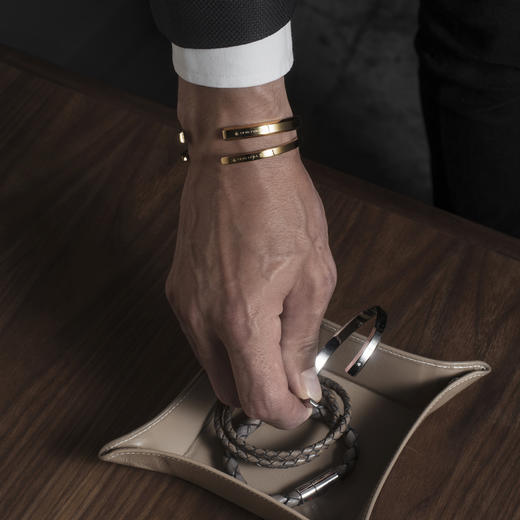 北京仓｜Skultuna-Icon-抛光金色 窄款 手镯（男女同款）［瑞典设计师］ 商品图4