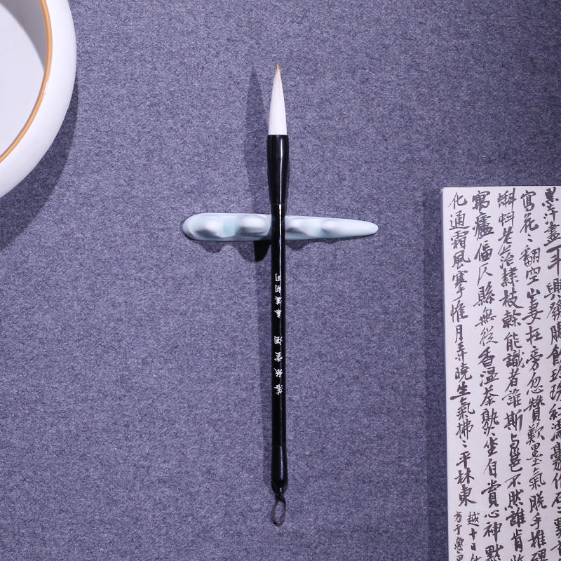 落纸云烟狼羊兼毫大楷毛笔偏硬出峰48cm峰径11cm