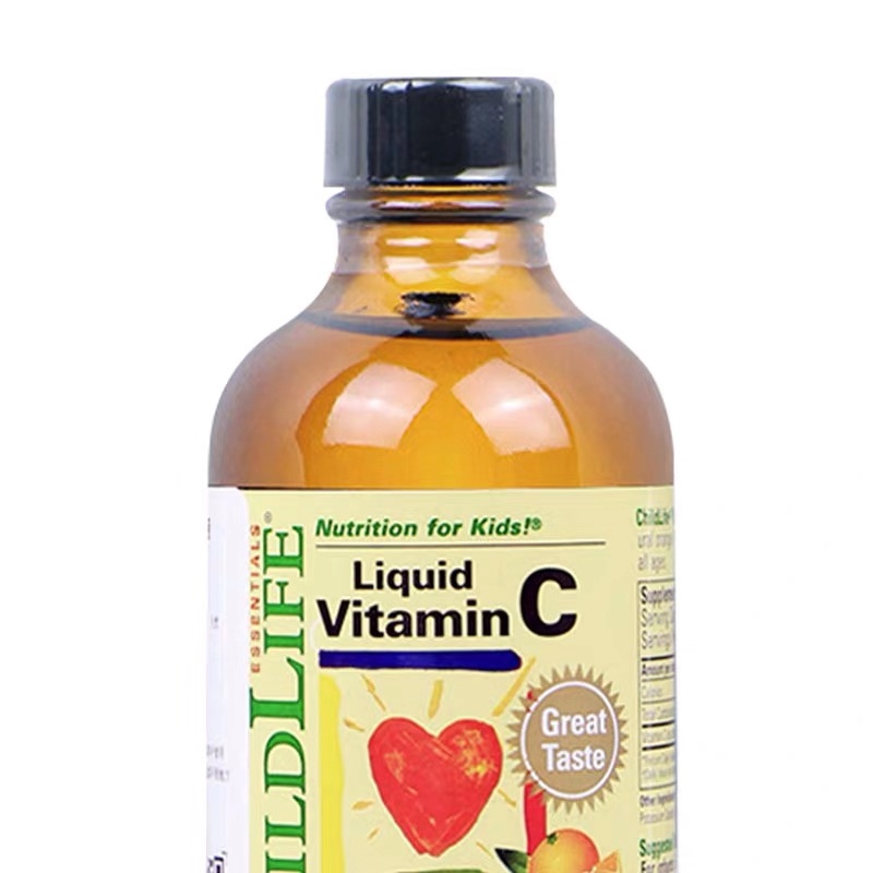 美国童年时光维生素c液体vc婴幼儿童补充感冒增强抵抗力