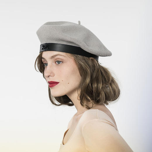 北京仓｜LAULHERE-BASQUE NUAGE-冰川灰-贝雷帽［法国设计师］ 商品图4