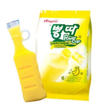 【捆绑】宾格瑞 蹦跶棒棒冰香蕉味130ml*10 【묶음】빙그레 뽕따바나나맛130ml 商品图3