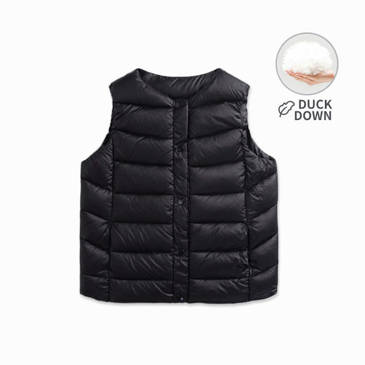 咕噜日记男女童90白鸭绒糖果色羽绒马甲DZY705 商品图7