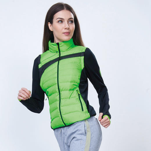 【团购领军品牌】建侬秋冬季男女士修身户外休闲保暖运动上衣羽绒服