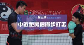 3.中近距离后撤步反击