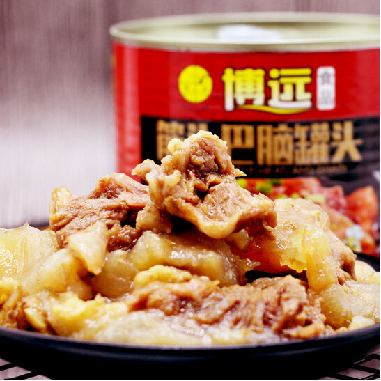 筋头巴脑牛肉筋罐头,炖着吃,做火锅滋味浓醇,精选牛肉,牛肉筋,肉质酥