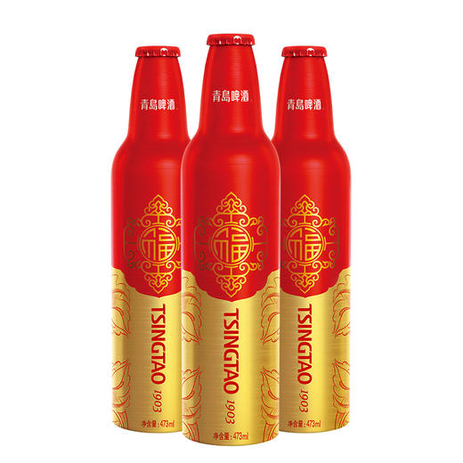 青岛啤酒 鸿运当头473ml*8铝瓶/箱 商品图2