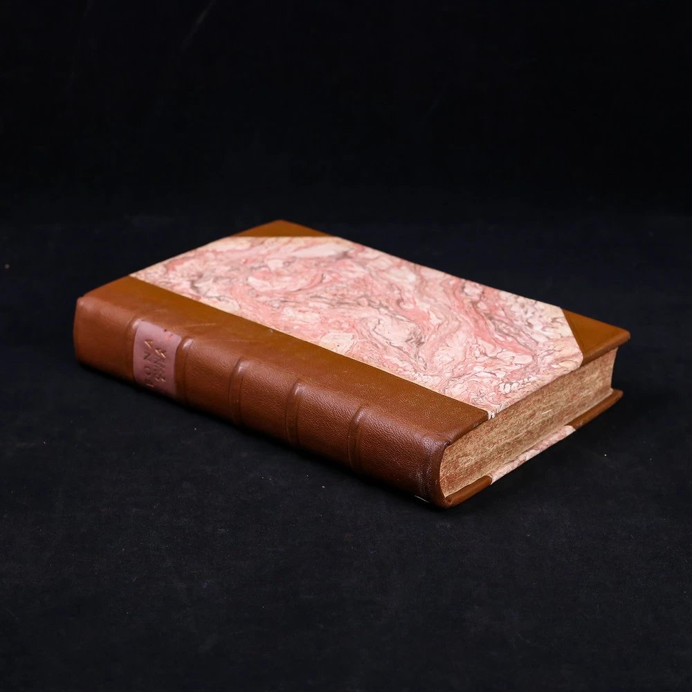 罕见1694年巨开本 博纳西纳《欧拉全集》 真皮精装