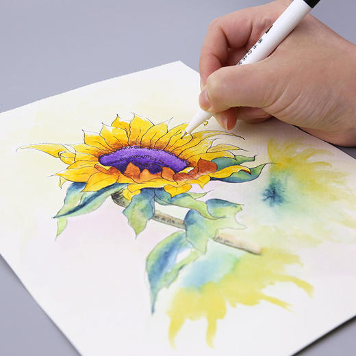 晨光 大小双头黑色勾线笔 美术考级系列 记号笔描边笔 acp95890