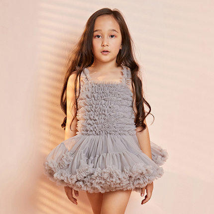 法国Q.cutiansTUTU连身裙基本6色公主裙礼服仙女范生日礼物 商品图0