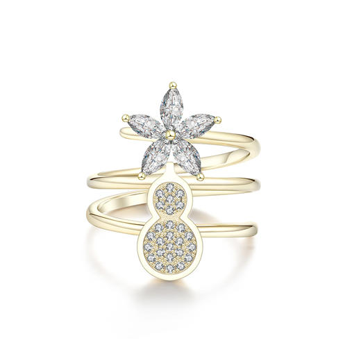 葫芦藤蔓戒指 商品图1