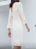 AtelierMissLu / Hera-白色袖口下摆流苏装饰连身裙 商品缩略图14