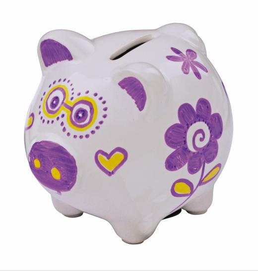 陶瓷储蓄罐涂色套装 商品图0