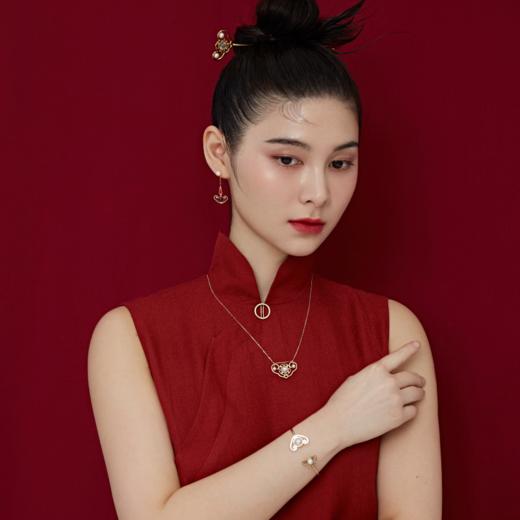 大平安如意锁项链 商品图0