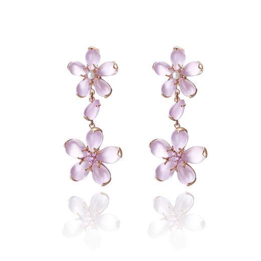 双樱花耳坠 商品图4