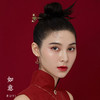 平安如意石榴石耳坠 商品缩略图0