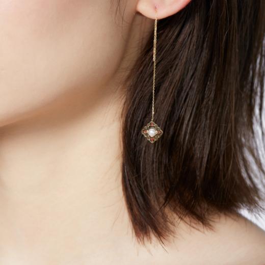 诸事如意珐琅耳线 商品图2