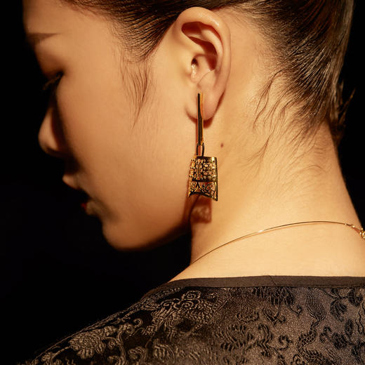 汉之乐金钟耳饰 商品图1