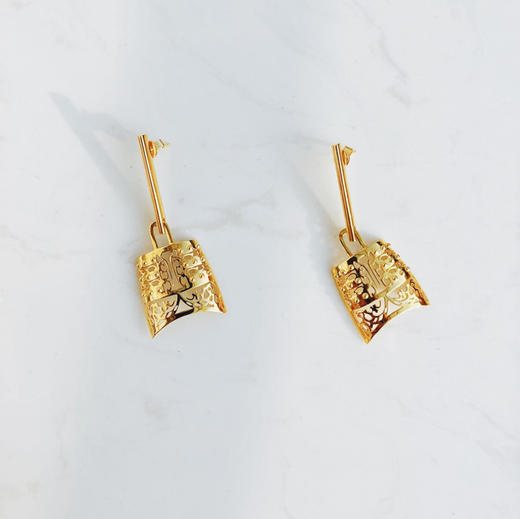 汉之乐金钟耳饰 商品图3