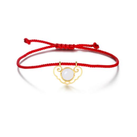 平安如意锁红绳 商品图4