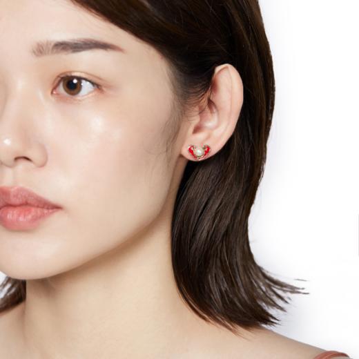 称心如意两戴珐琅耳坠 商品图3