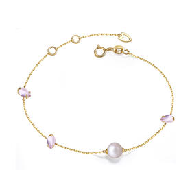 樱花花瓣珍珠手链