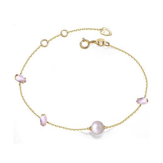 樱花花瓣珍珠手链 商品图0