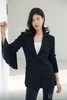 AtelierMissLu / Marin-黑色喇叭袖拼接西装外套 商品缩略图11