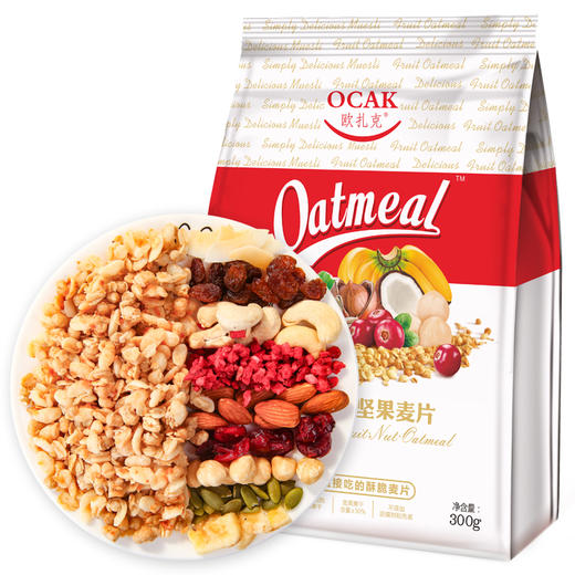 欧扎克水果麦片 300g 浓浓椰香/甘甜细腻 商品图0