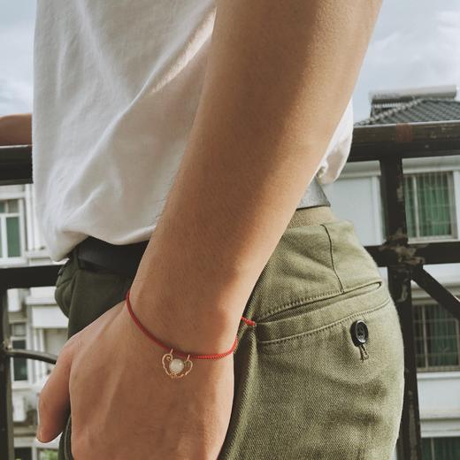 平安如意锁红绳 商品图2