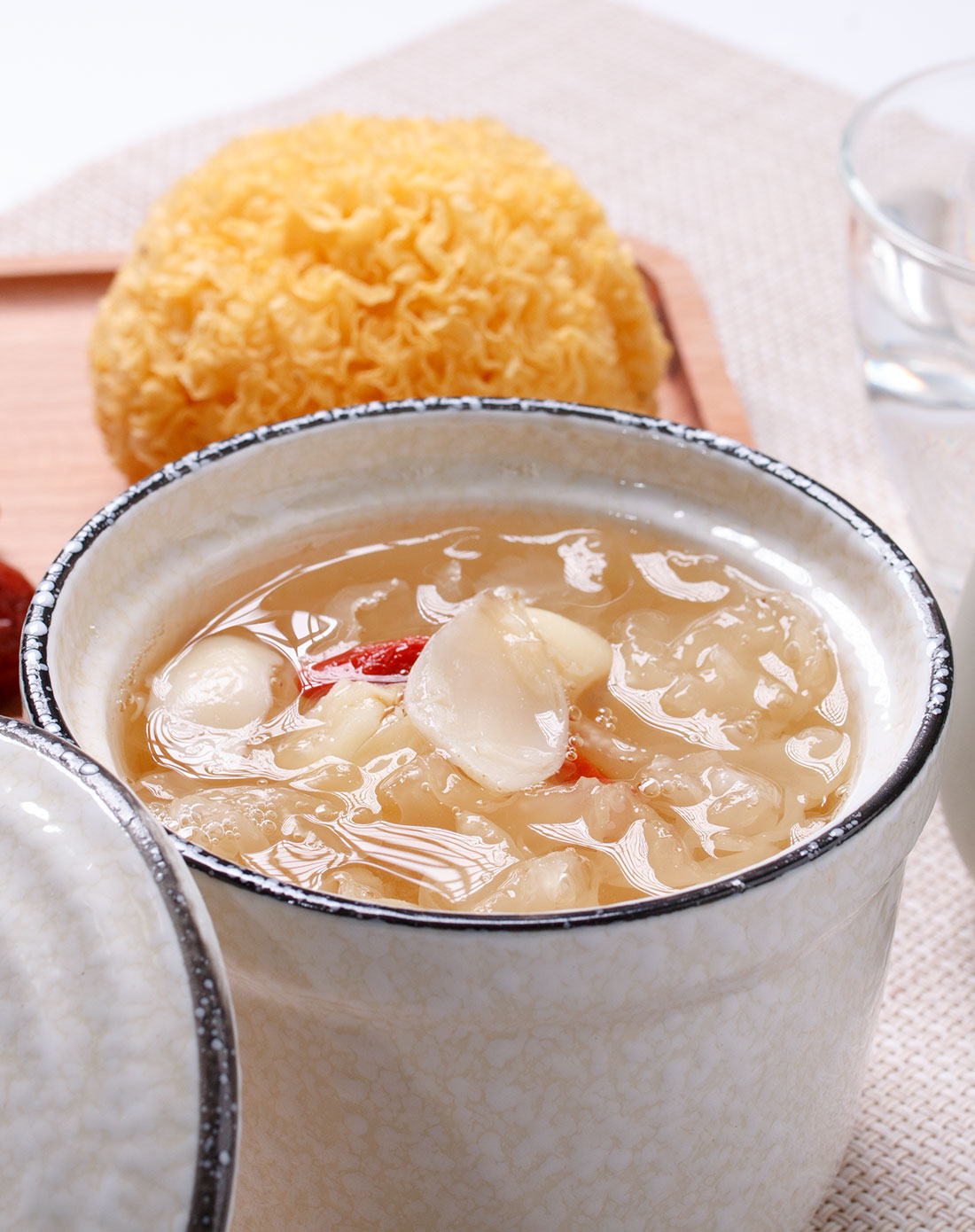 买就送糯耳金唐丨莲子百合组合装银耳莲子百合羹汤羹药膳食材318g袋