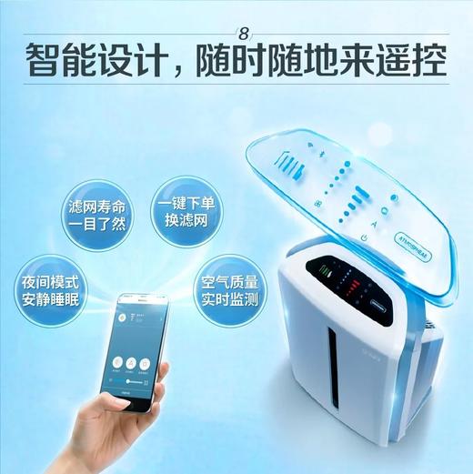 逸新空气净化器/35年历史可滤除甲醛病毒五年质保app远程 商品图12