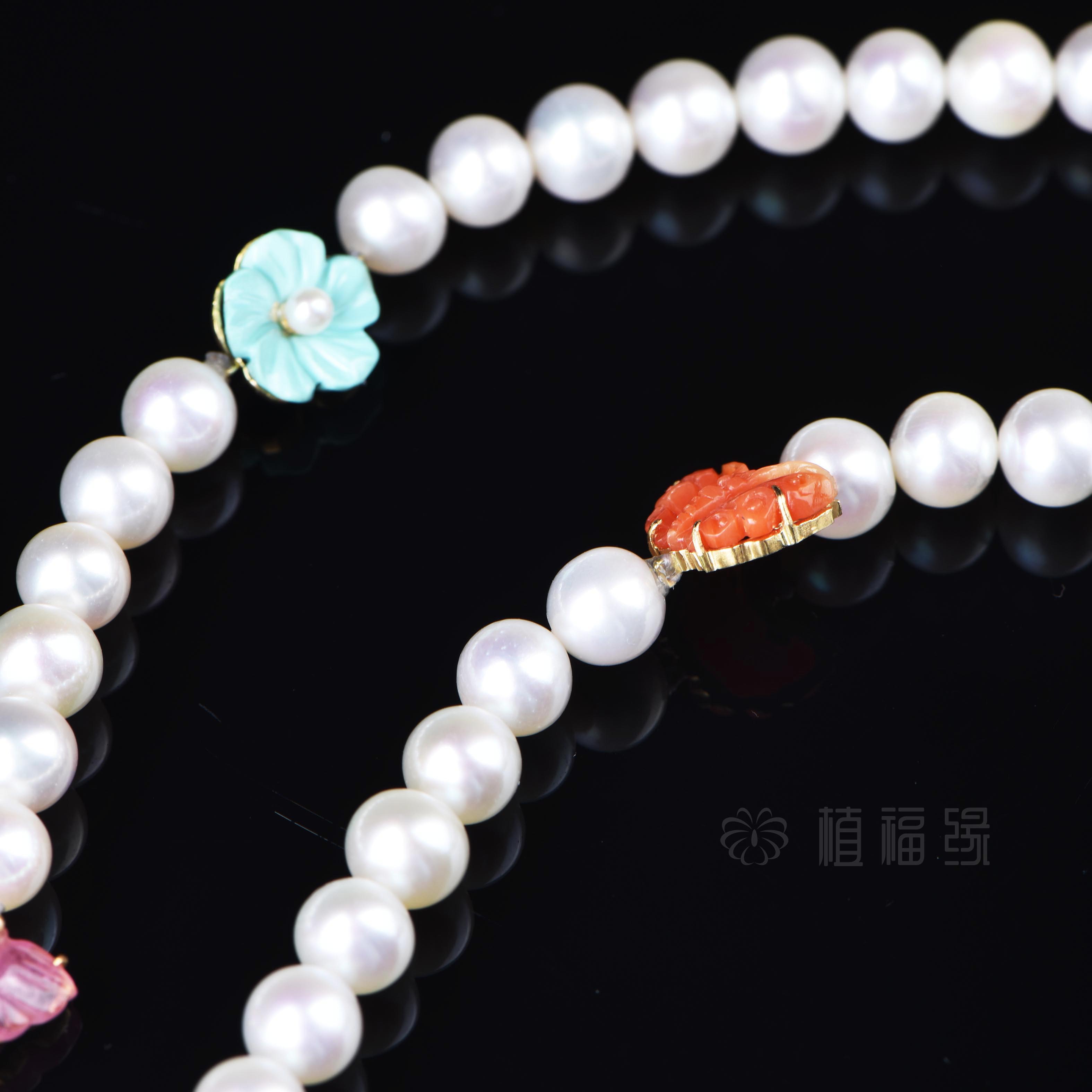 【财源广进】白玉福到眼前珍珠链-gy1906073