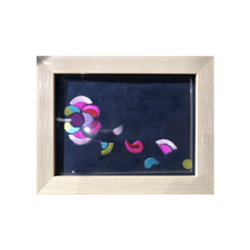 深山集市 刺绣小画框