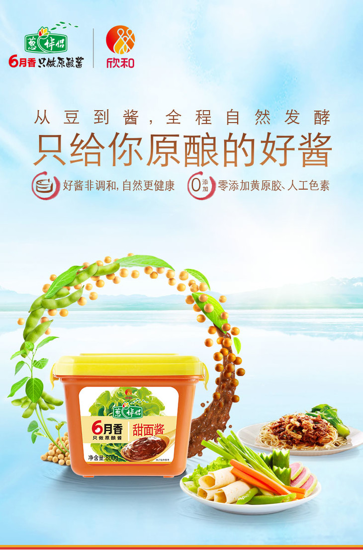 欣和 葱伴侣6月香甜面酱800g*3盒 - 欣和微商城