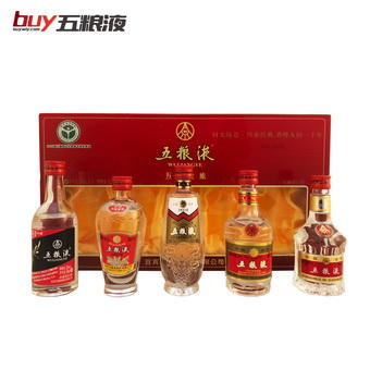 五粮液·五粮之旅·时光隧道 52度 50mLx5*1套 商品图0