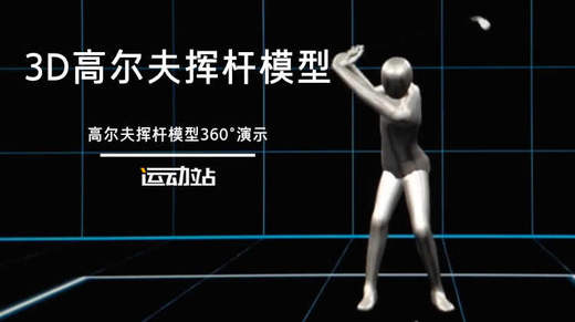 ３Ｄ挥杆模型／360度全方位演示 商品图0