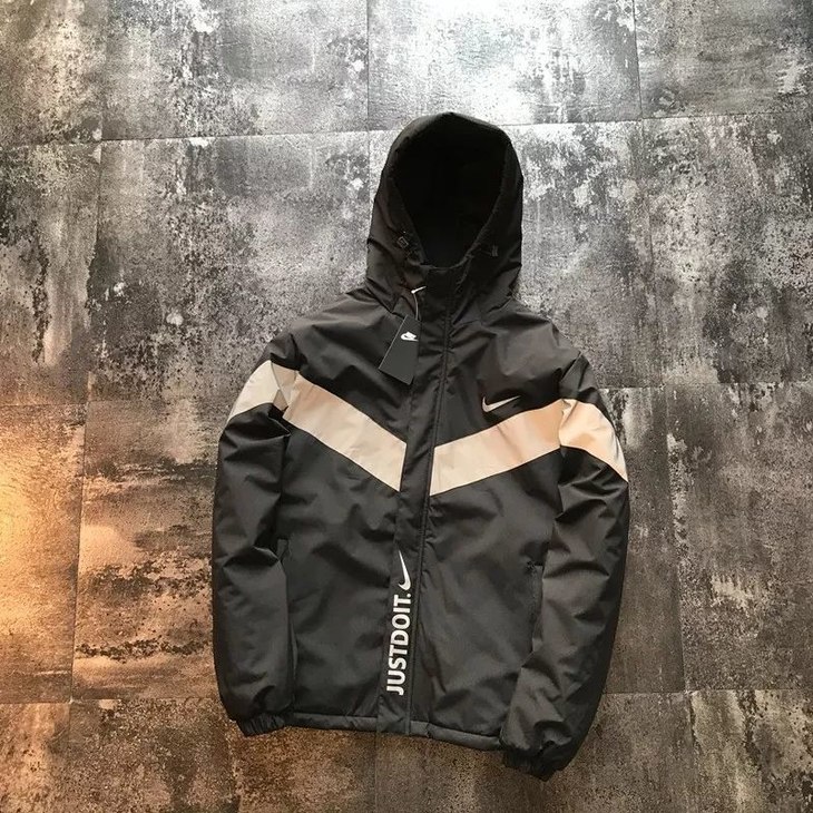 178 货号145223178 鹏   nike耐克经典3m反光连帽加绒夹棉棉衣棉服!
