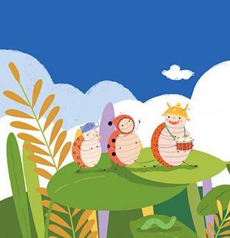 一队瓢虫去海边 商品图0