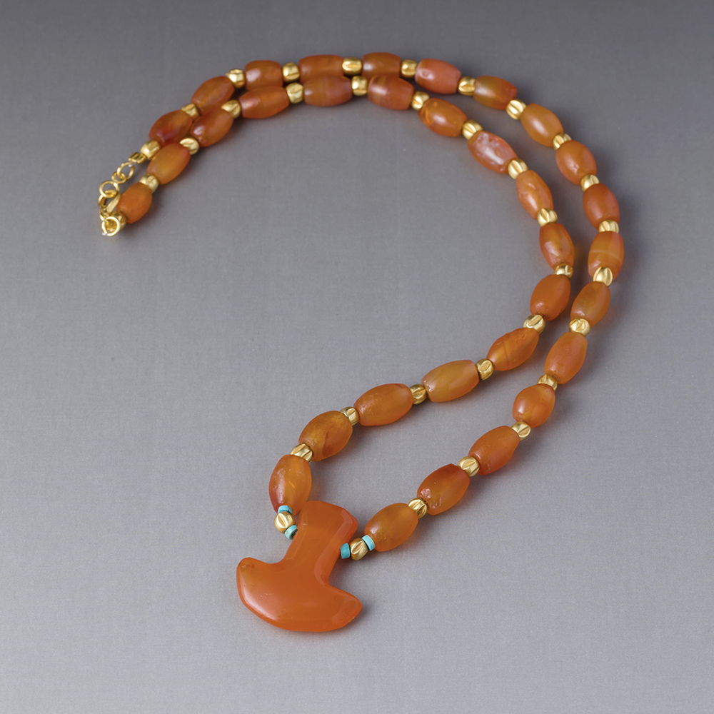 古埃及红玛瑙护身符项坠