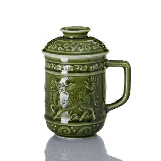 麒麟献瑞三件杯（含茶漏）380ml 商品图0