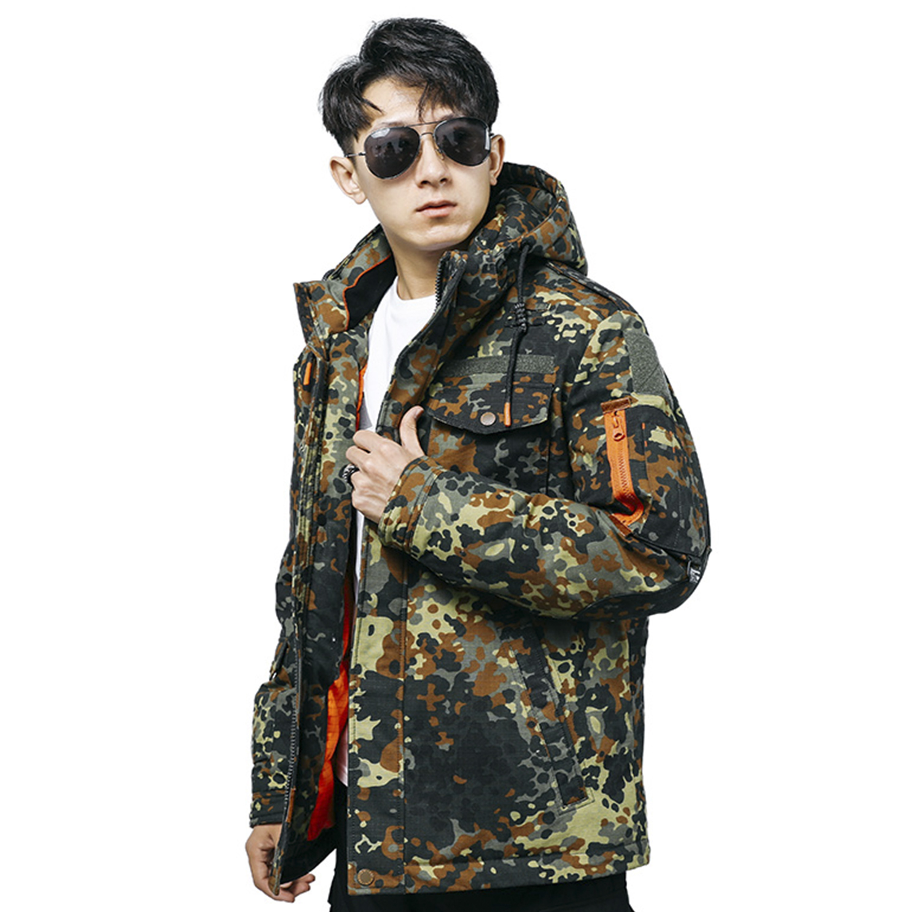 【重装保暖】德斑迷彩极地防寒大衣