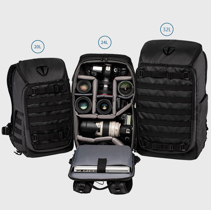 tenba天霸摄影包双肩 专业单反相机包户外 爱克斯20l/24l/32l